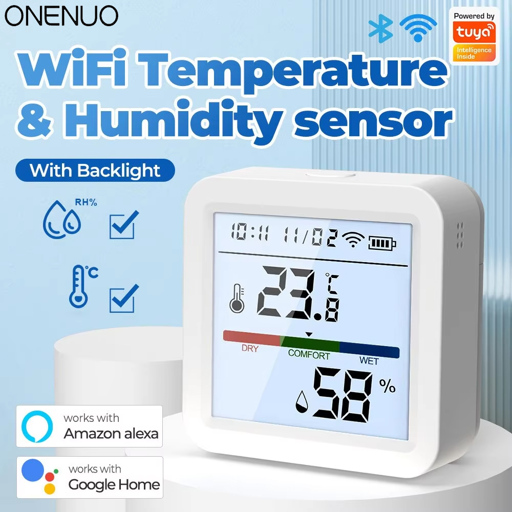 Weather Station Indoor - Tuya New WiFi Temperature Humidity Sensor