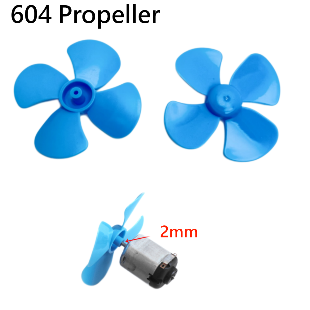 Science Toys - 10pcs 604 4‑Blade Propeller 1.95mm Hole
