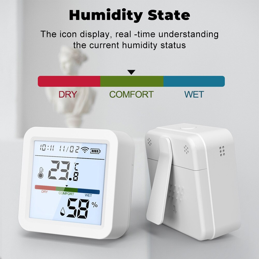 Tuya New WiFi Temperature Humi - Weather Station Indoor recension och pris