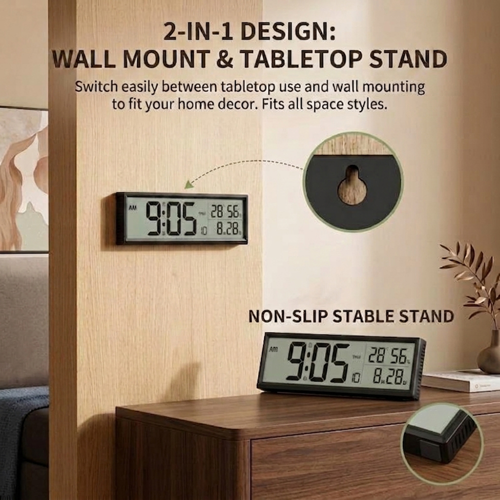 Digital Alarm Clock with Temp  - Weather Station Indoor recension och pris