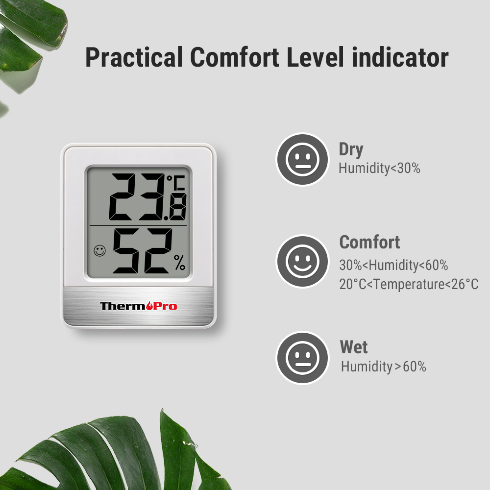 ThermoPro TP-49 Mini Weather S - Weather Station Indoor recension och pris