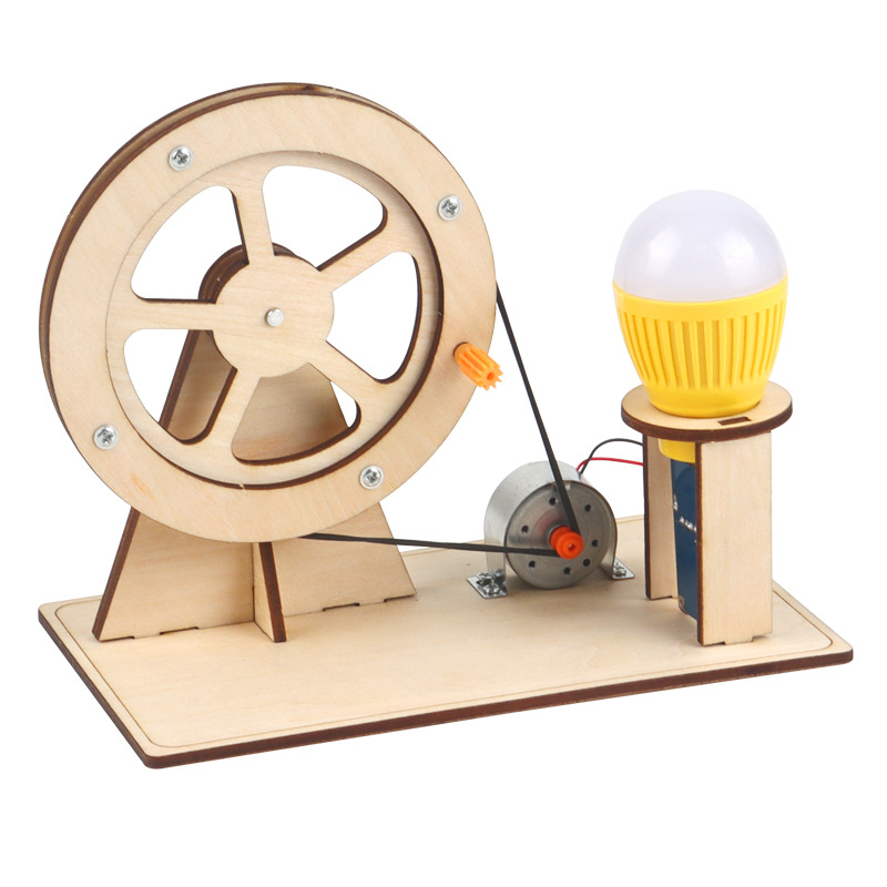 Wooden Hand Generator Kids Sci - Science And Invention recension och pris