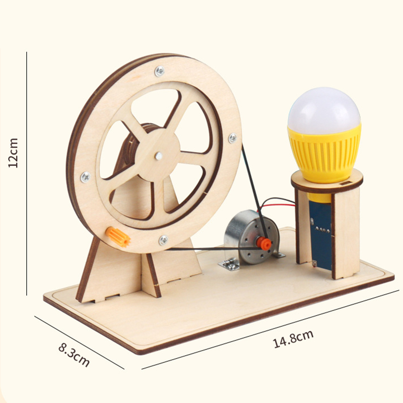 Wooden Hand Generator Kids Sci - Science And Invention recension och pris