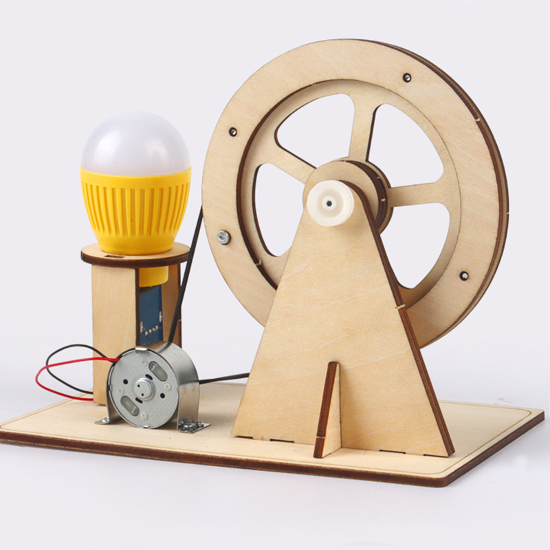 Wooden Hand Generator Kids Sci - Science And Invention recension och pris