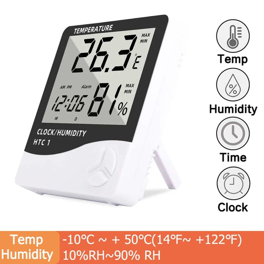 Multifunction LED Digital Ther - Weather Station Indoor recension och pris