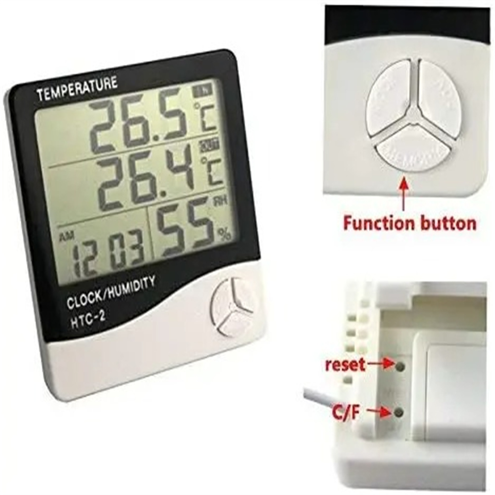 Multifunction LED Digital Ther - Weather Station Indoor recension och pris