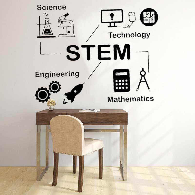 STEM wall stickers science tec - Science And Invention recension och pris